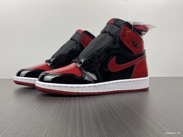 Rep Onekick 1 OG Jordan Air 555088-063 High Bred Patent 0524
